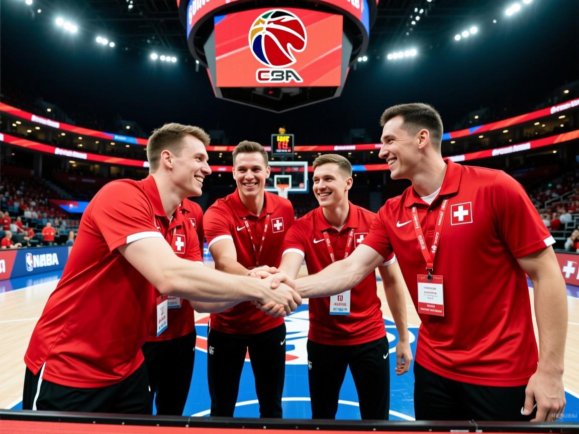 瑞士代表团凭借默契配合，取胜在望